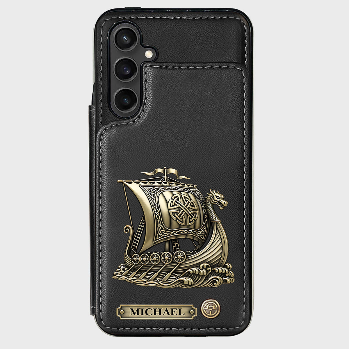 Je suis un Viking - Étui portefeuille de téléphone Viking personnalisé