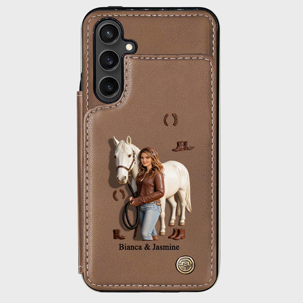 Horse Girl - Personalized Horse Wallet Phone Case