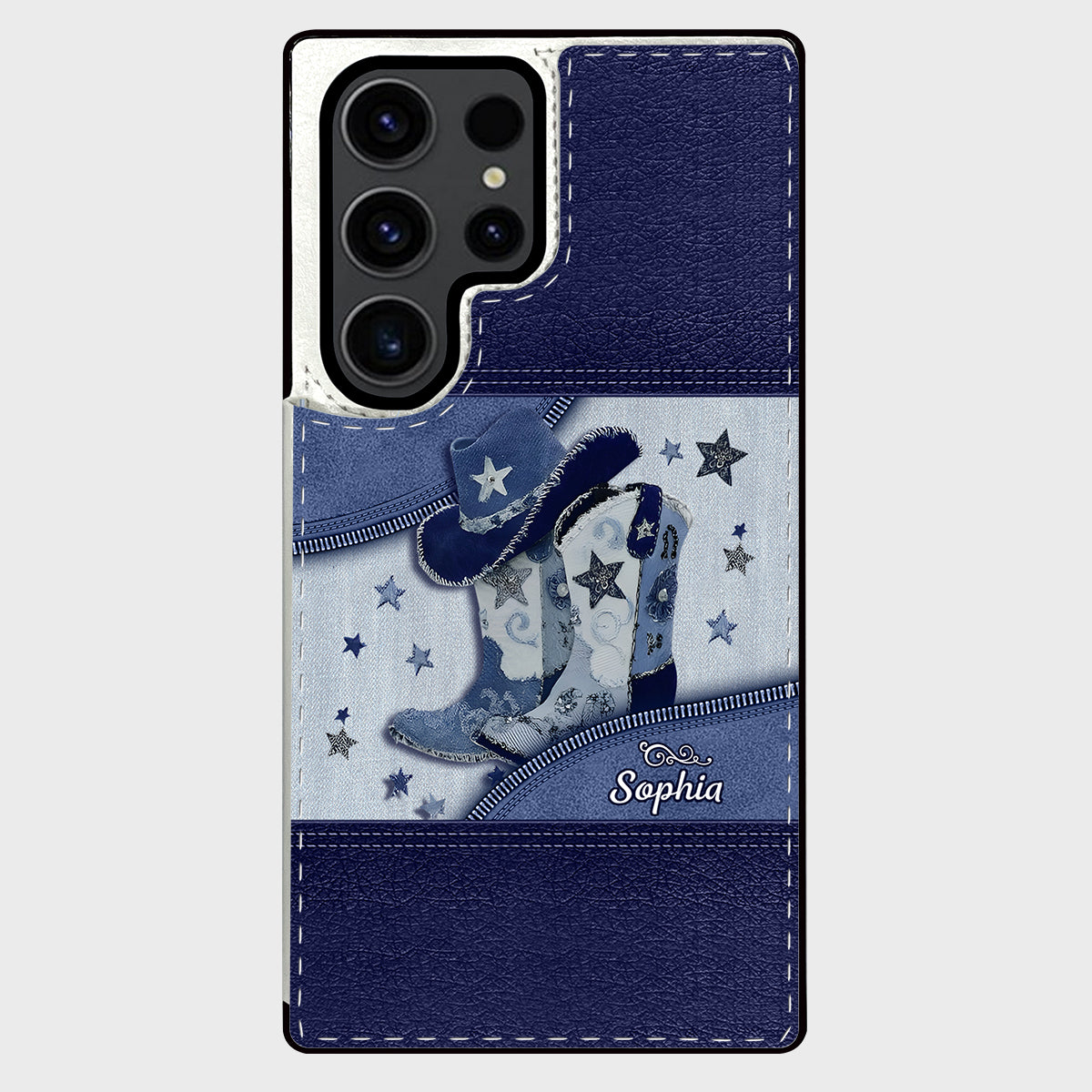Cowgirl Boots - Personalized Cowgirl Foldable Wallet Phone Case