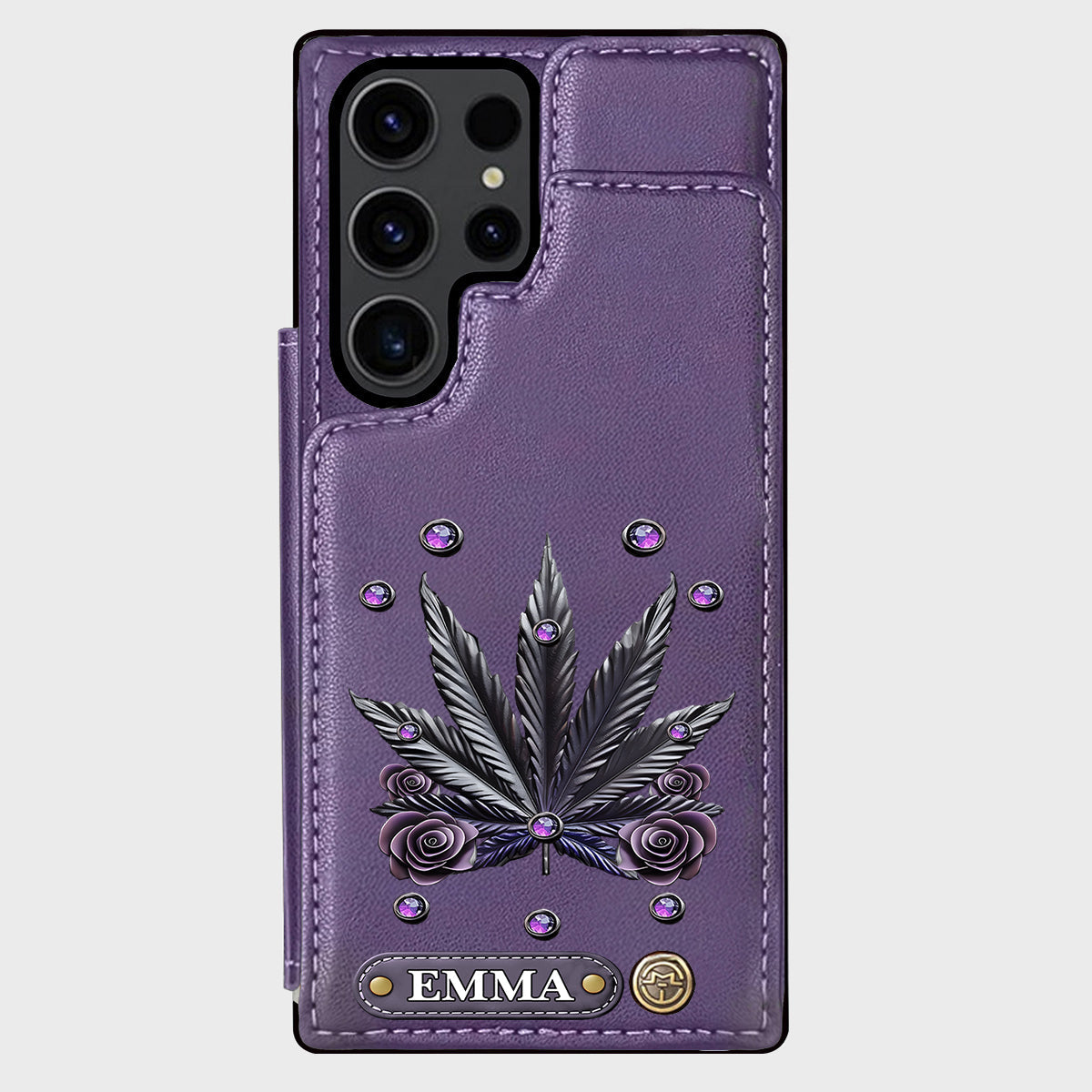 Beautiful Marijuanas - Personalized Weed Wallet Phone Case