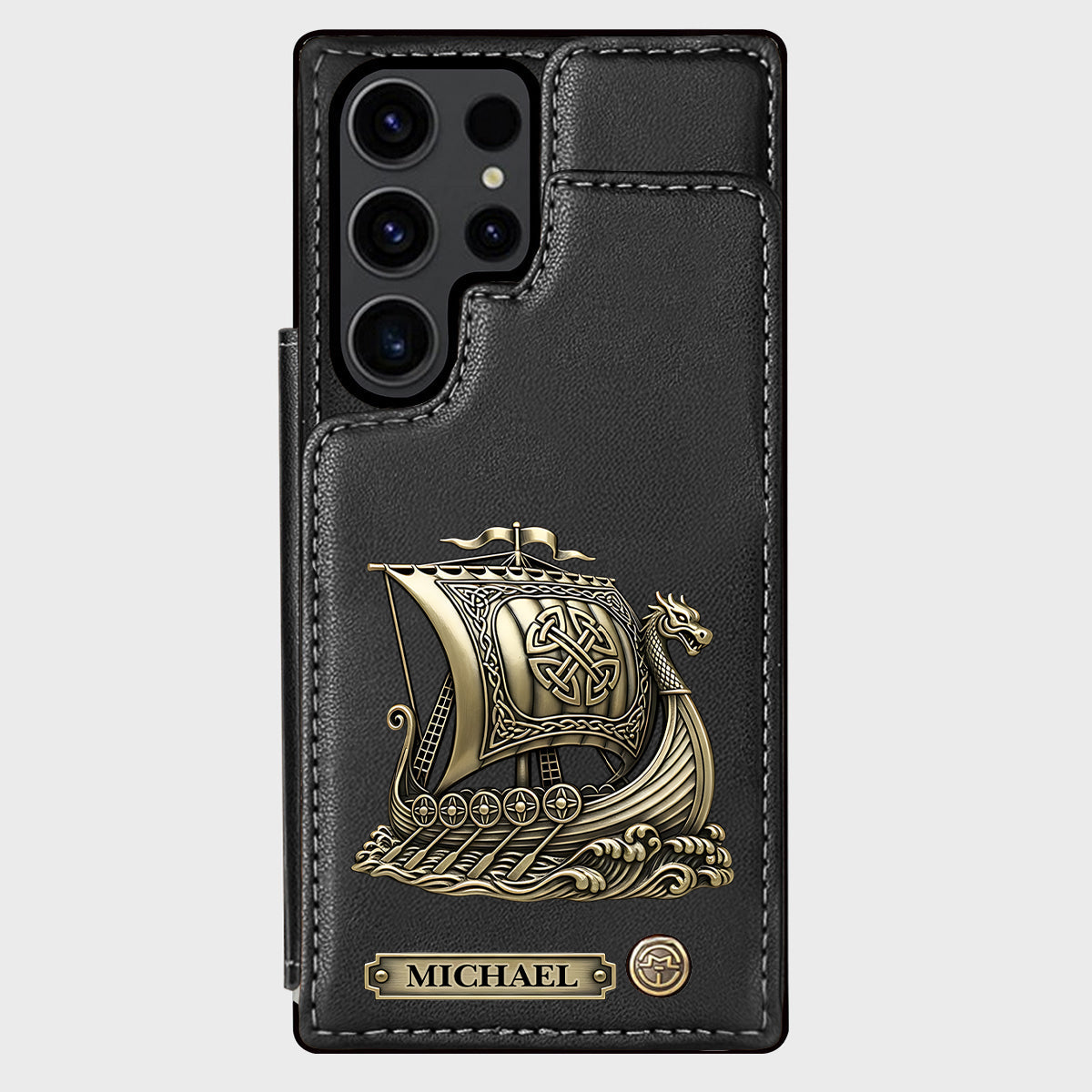 Je suis un Viking - Étui portefeuille de téléphone Viking personnalisé