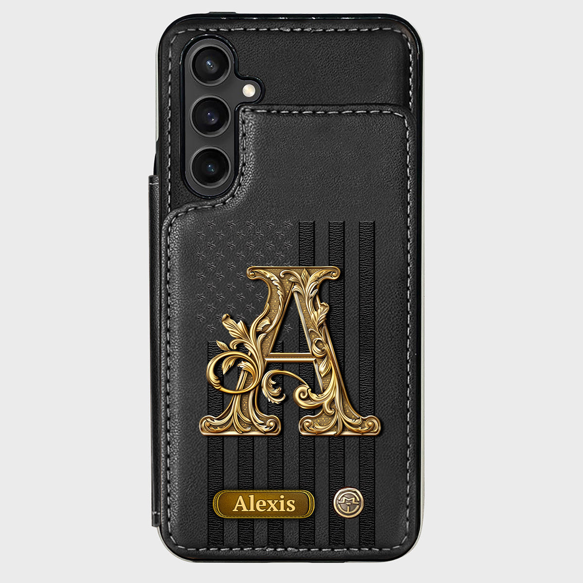 Cadeau initial pour lui, cadeau pour homme… - Étui portefeuille personnalisé pour téléphone