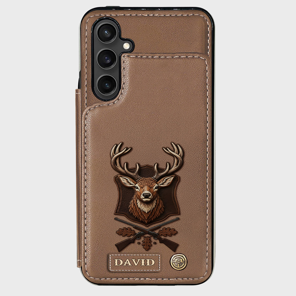 Passionné de chasse - Étui portefeuille personnalisé pour téléphone sur le thème de la chasse