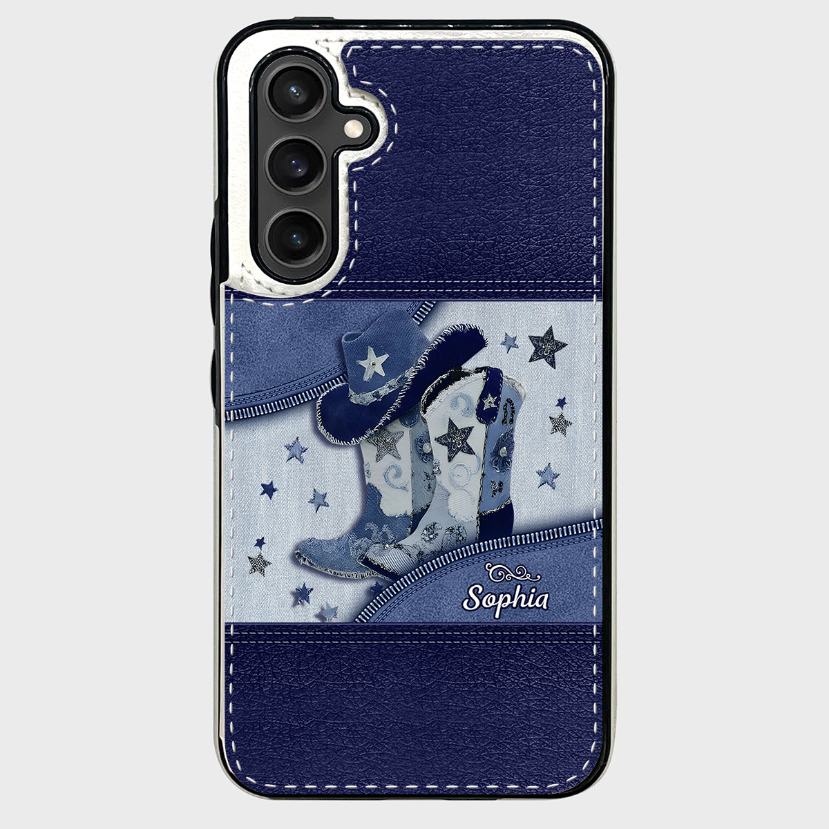 Cowgirl Boots - Personalized Cowgirl Foldable Wallet Phone Case