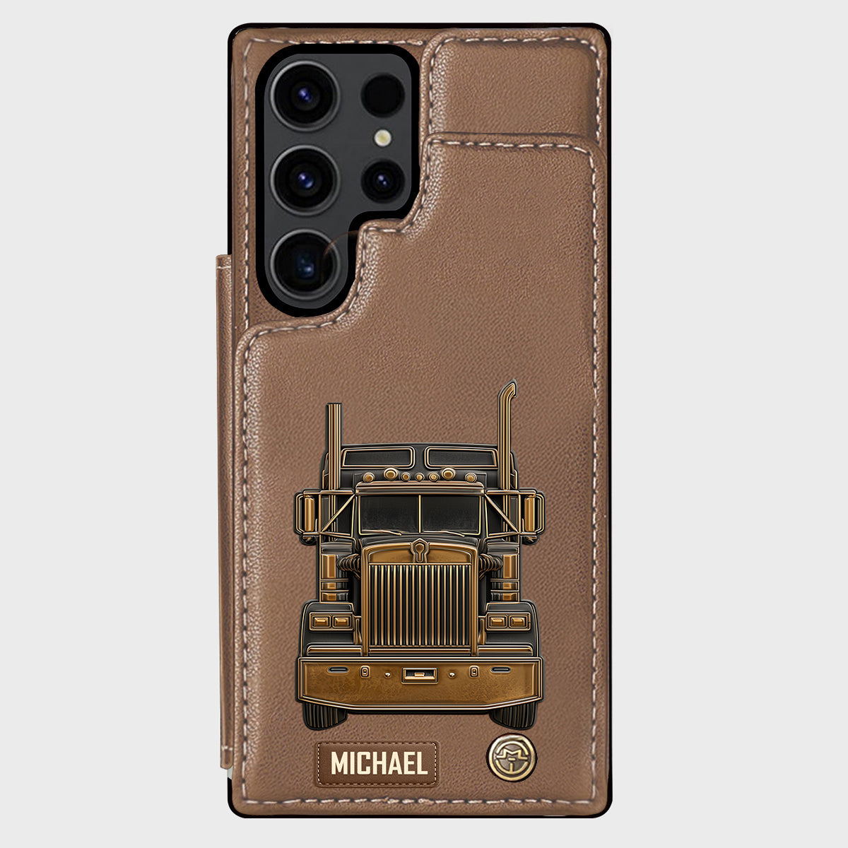 Étui portefeuille personnalisé pour chauffeur routier