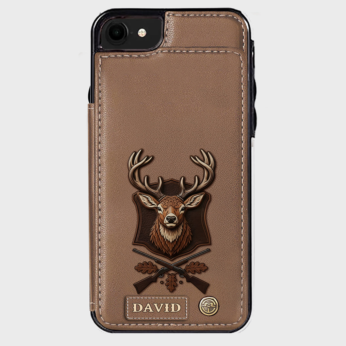 Passionné de chasse - Étui portefeuille personnalisé pour téléphone sur le thème de la chasse