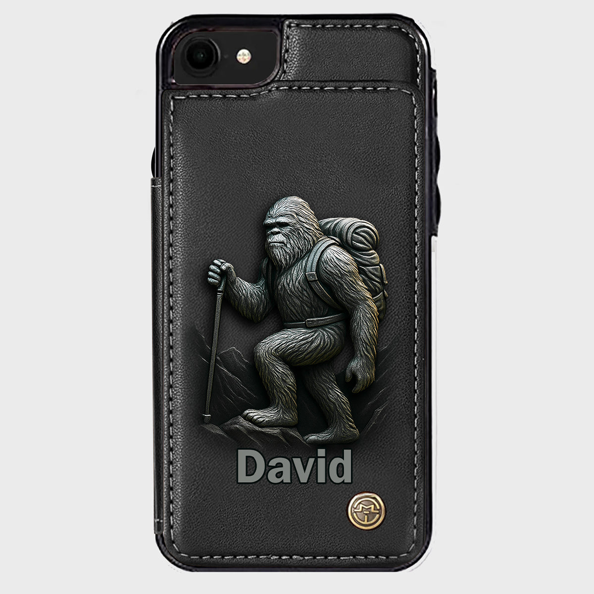 Sasquatch - Personalized Hiking Wallet Phone Case