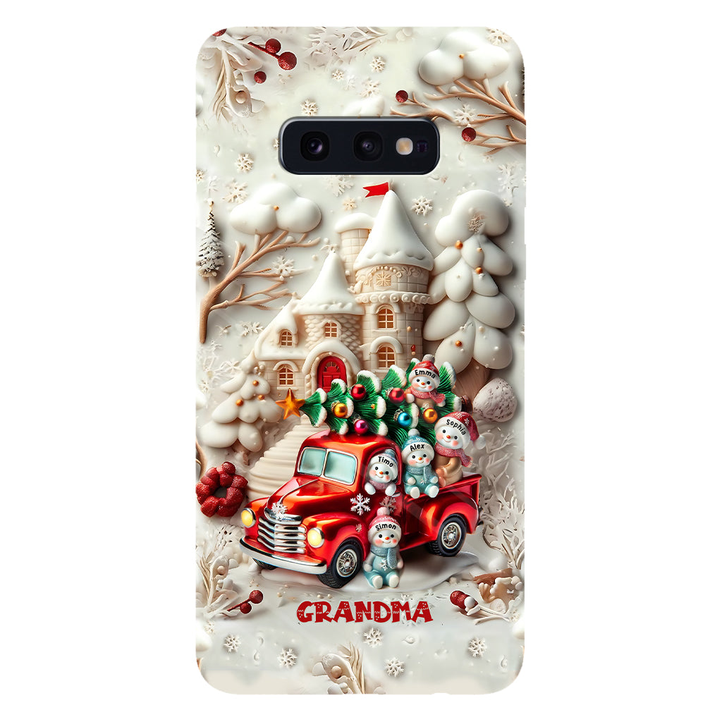 Nana's Little Cuties - Personalized Grandma Full Print Phone Case