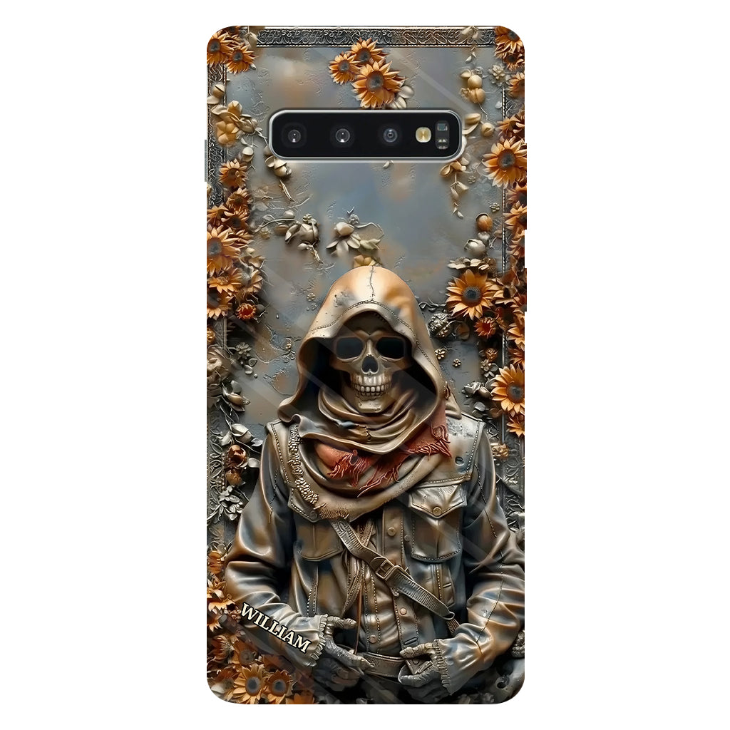 Vintage Skull - Personalized Skull Full Print Phone Case