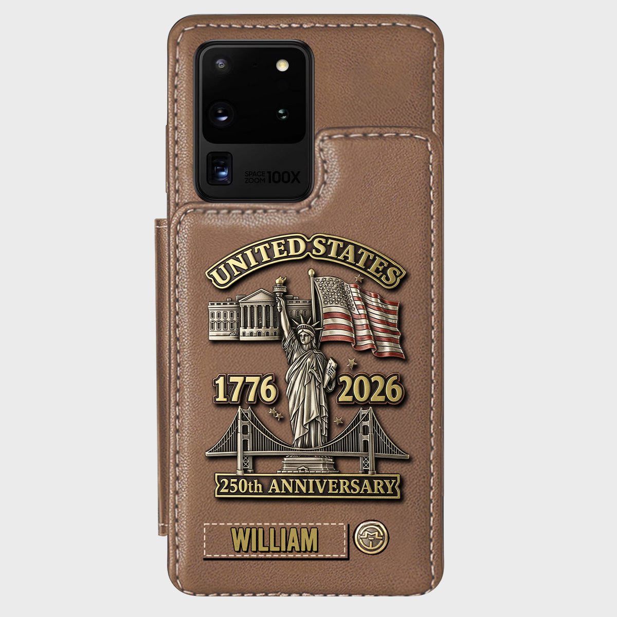250th Anniversary - Personalized Wallet Phone Case