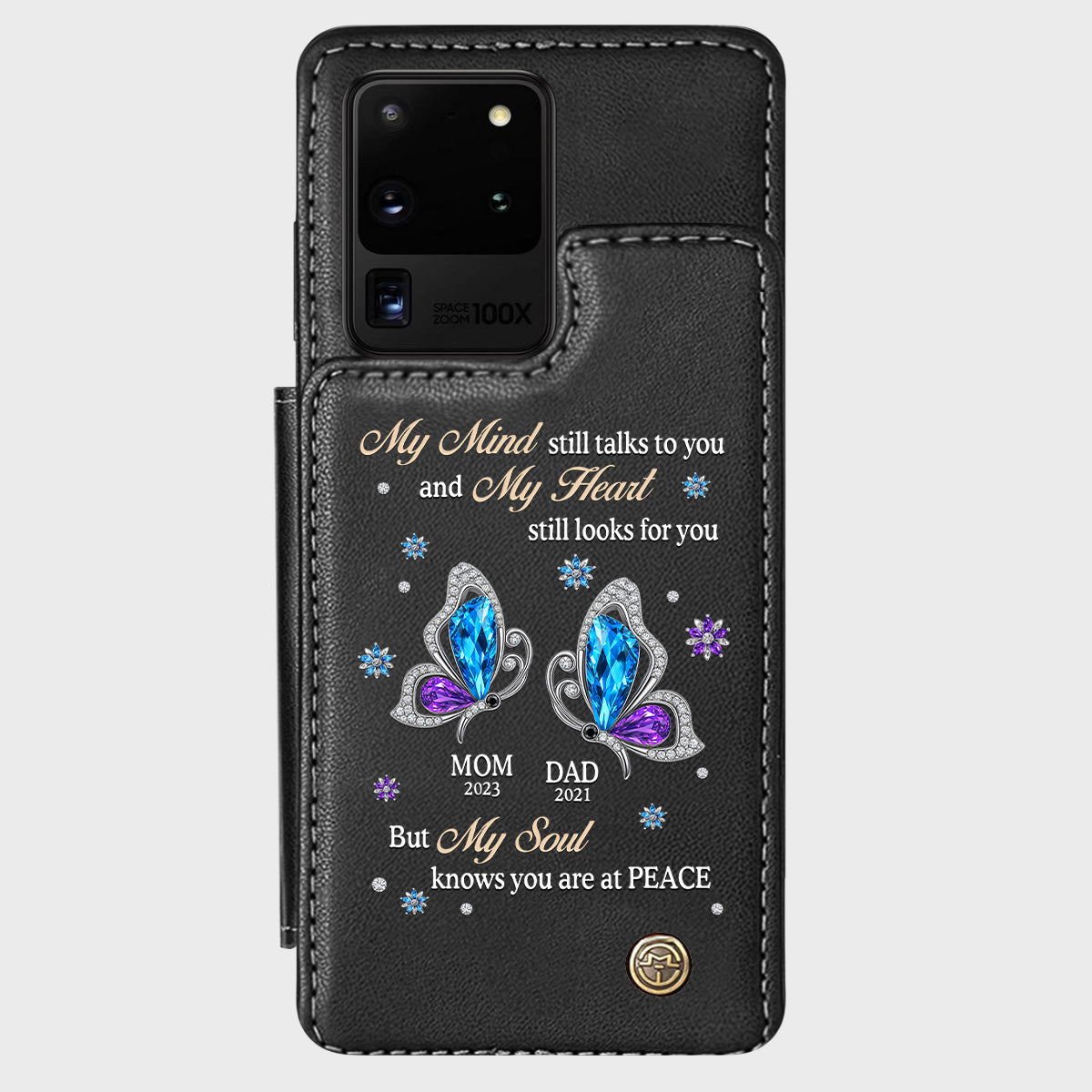 I Love You Forever - Personalized Memorial Wallet Phone Case