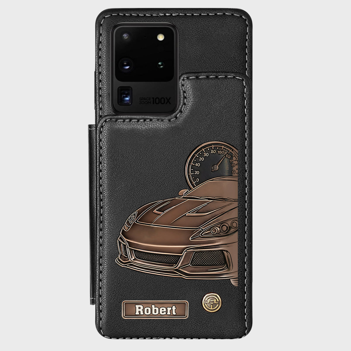 J'adore la vitesse - Étui portefeuille de téléphone personnalisé de course