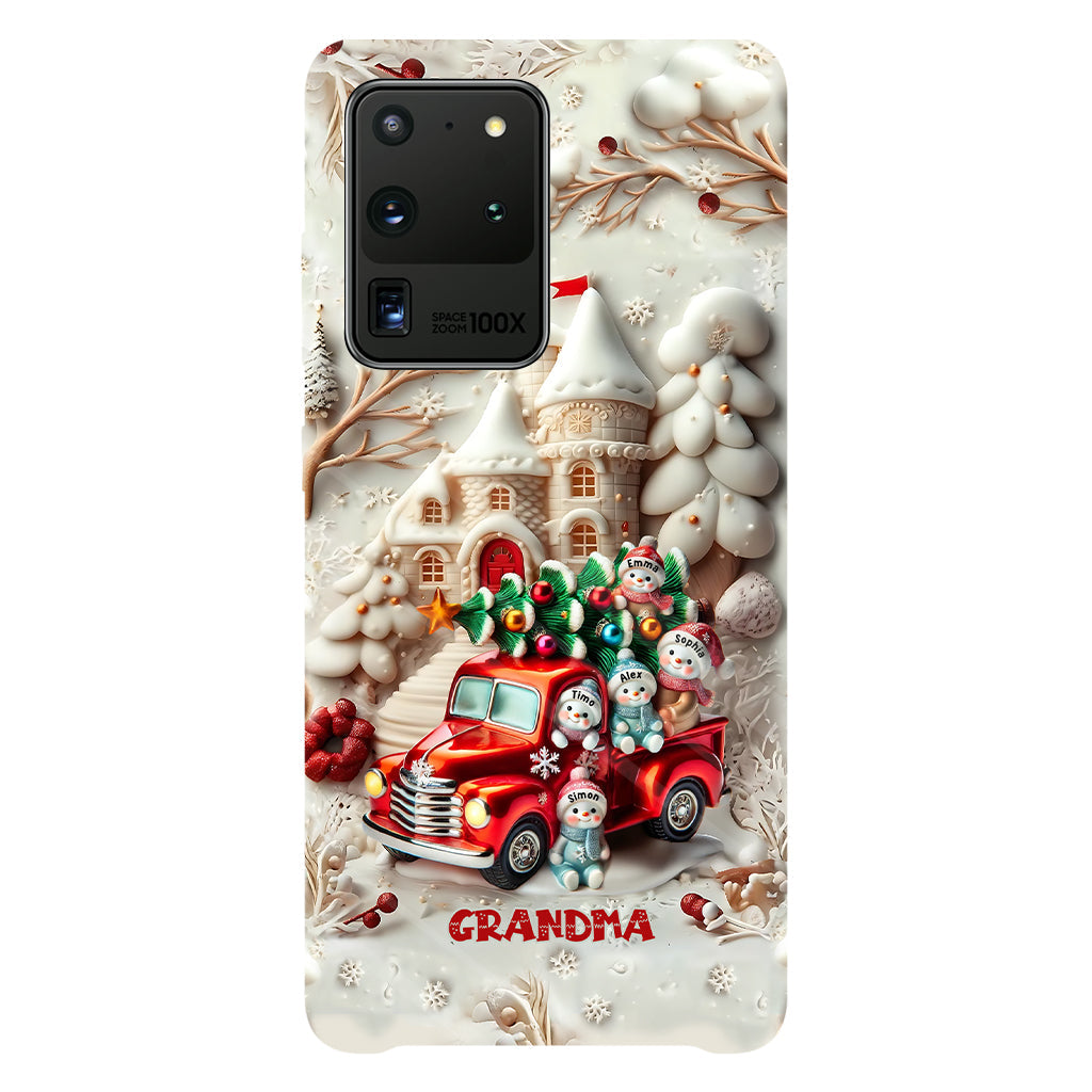 Nana's Little Cuties - Personalized Grandma Full Print Phone Case