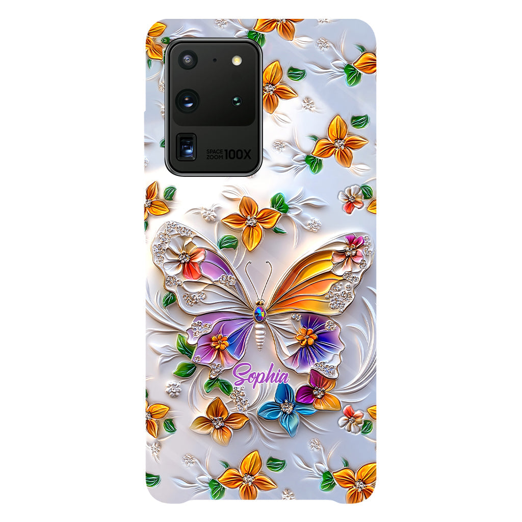 Stunning Butterfly Bee Dragonfly - Personalized Butterfly Full Print Phone Case