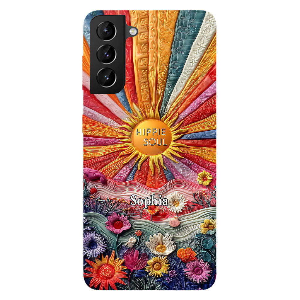 Hippie Soul - Personalized Hippie Full Print Phone Case