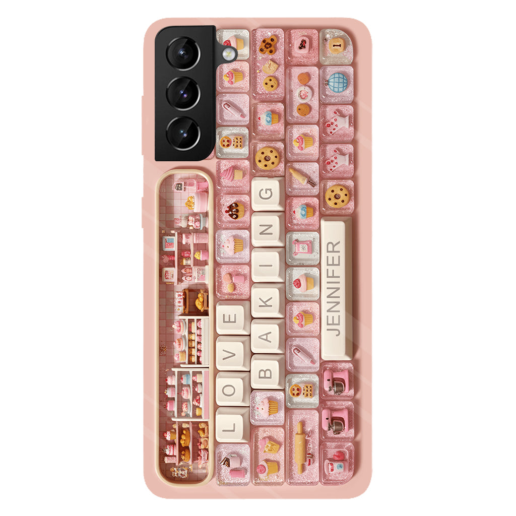 Coque de téléphone personnalisée « Passion Pâtisserie » avec motif intégral