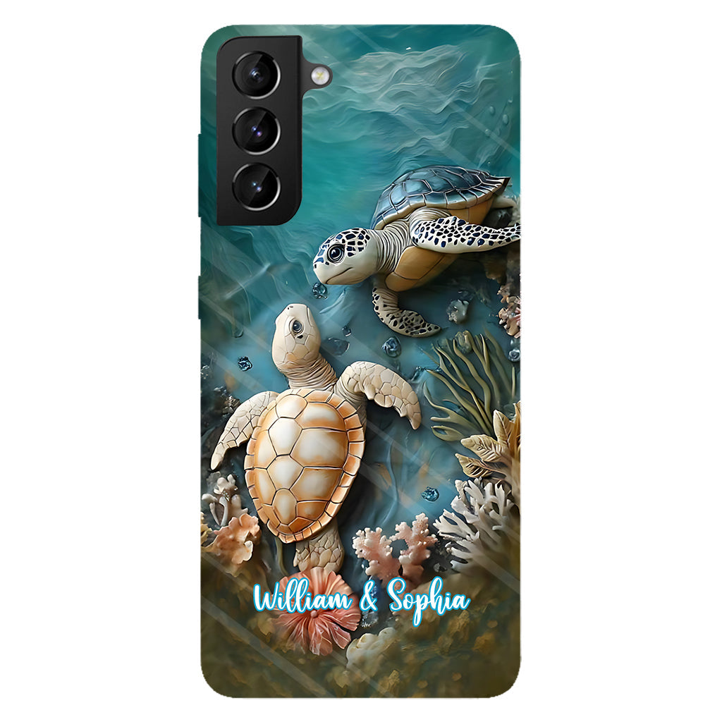 Coque de téléphone personnalisée avec imprimé intégral pour couple, cadeau idéal pour un couple marié ou pour un anniversaire.