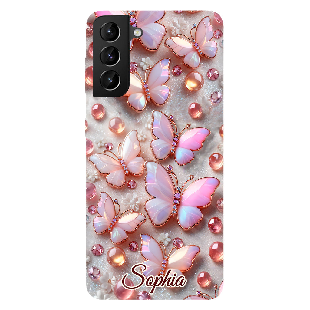 Stunning Butterflies - Personalized Butterfly Full Print Phone Case