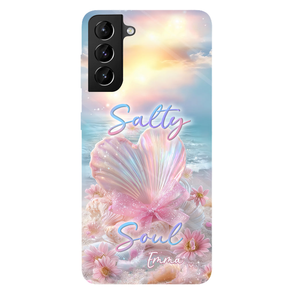 Salty Soul - Coque de téléphone personnalisée pour amoureux de la mer avec impression intégrale