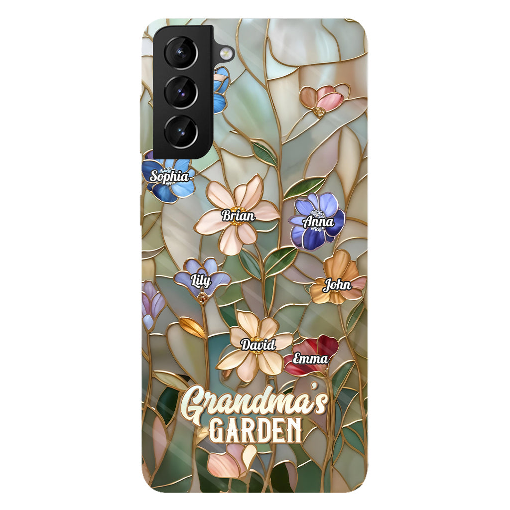 Coque de téléphone personnalisée « Le jardin de grand-mère » avec impression intégrale