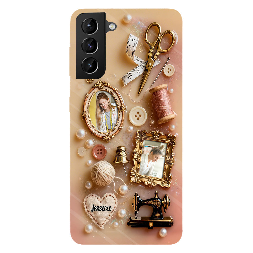 Coque de téléphone personnalisée « Couture » ​​avec imprimé intégral