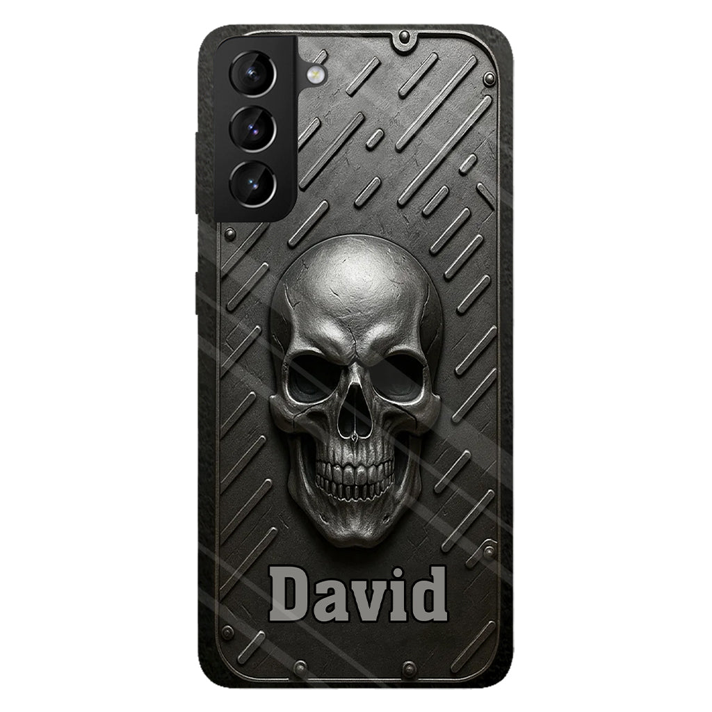 Hello Darkness - Personalized Skull Full Print Phone Case