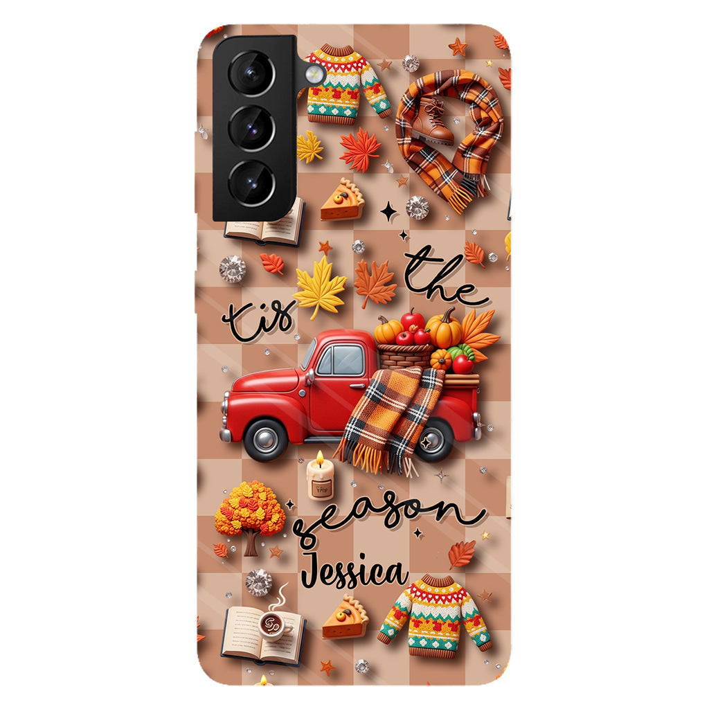 C'est la saison ! - Coque de téléphone personnalisée avec imprimé intégral automnal