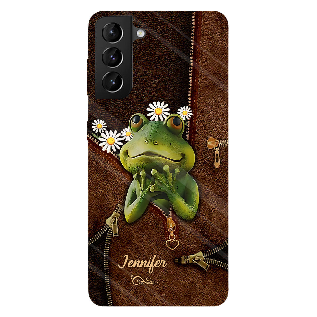 Cute Frogs - Personalized Frog Full Print Phone Case