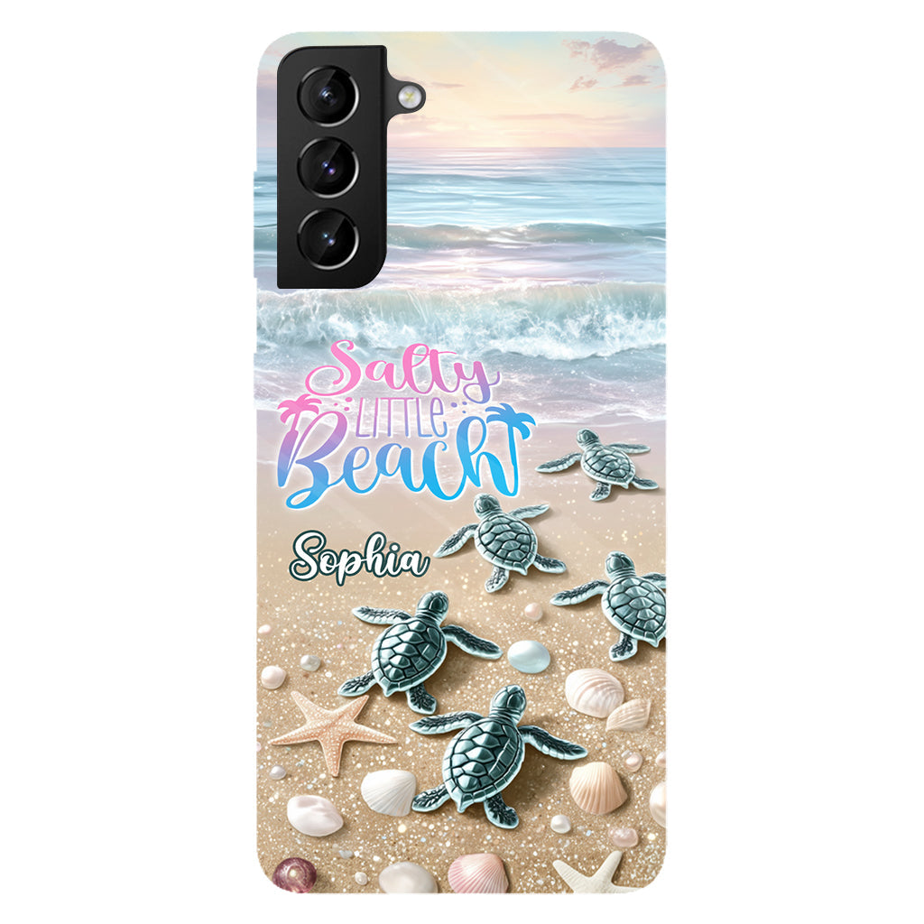 Salty Lil Beach - Coque de téléphone personnalisée pour amoureux de la mer avec impression intégrale