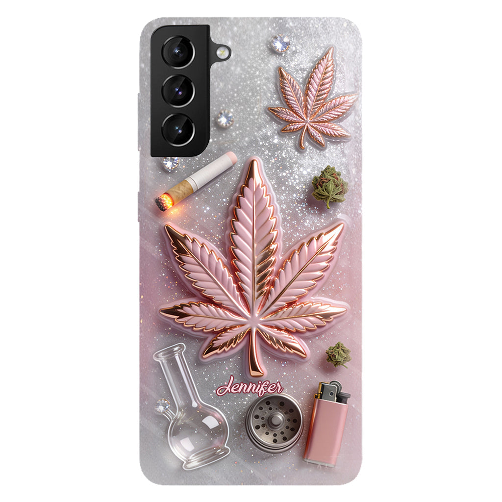 Coque de téléphone Magic Leaf - Motif cannabis personnalisé
