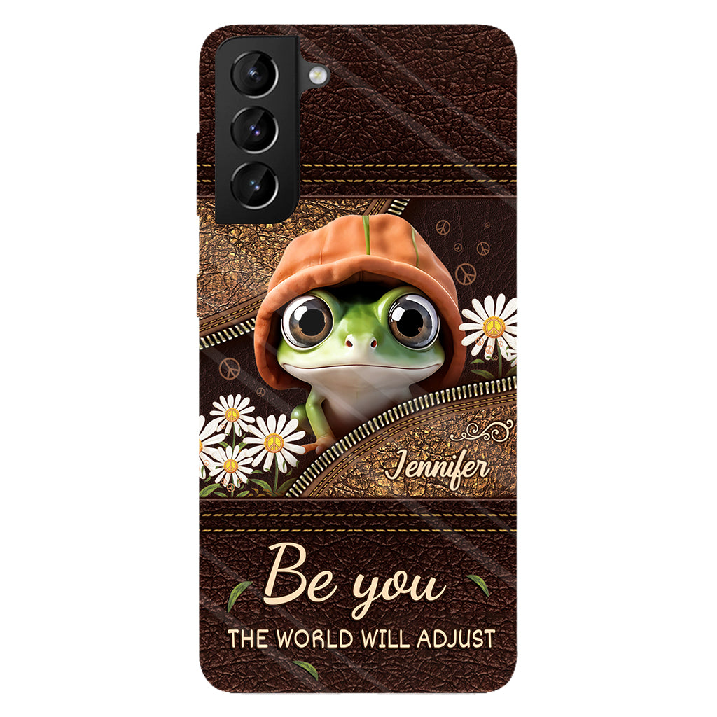 Be You The World Will Adjust - Personalized Hippie Full Print Phone Case