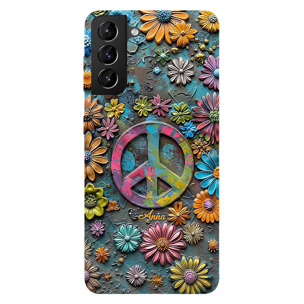 Coque de téléphone personnalisée Hippie Soul - Motif hippie intégral