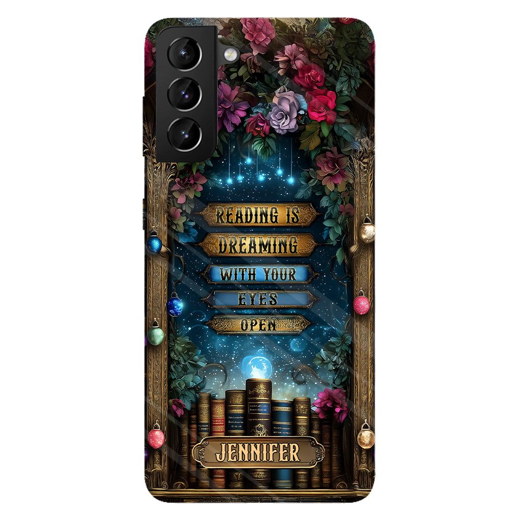 Reading is Dreaming - Personalized Book Full Print Phone Case