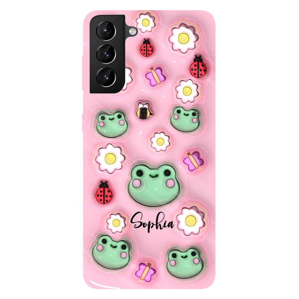 Coque de téléphone personnalisée « Grenouilles » - Motif grenouille intégral