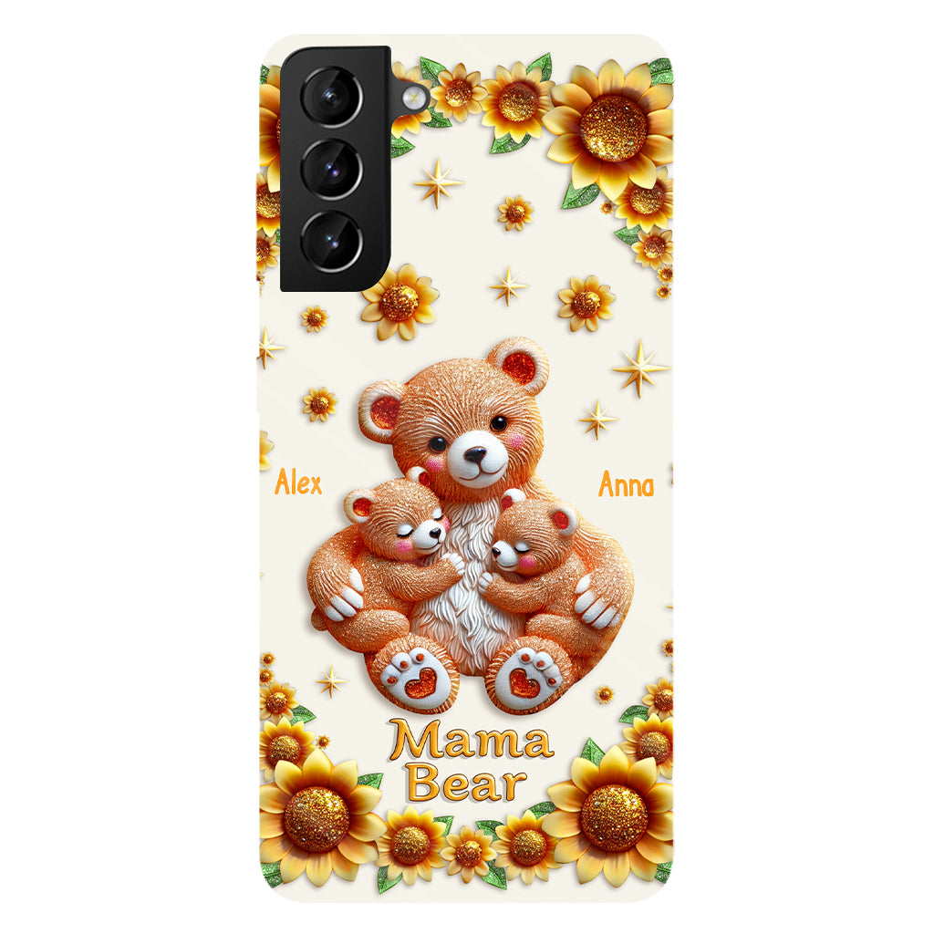 Mama Bear - Personalized Mother Full Print Phone Case