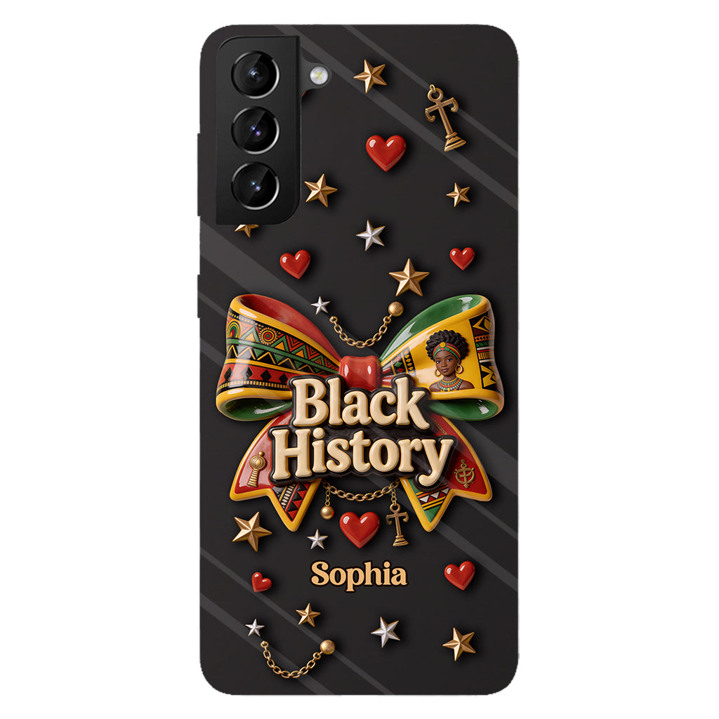 Black History Month - Personalized African American Full Print Phone Case