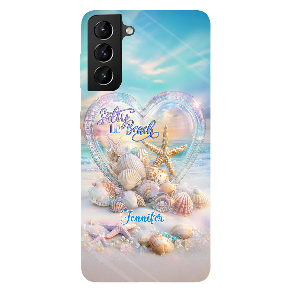 Salty Lil Beach - Coque de téléphone personnalisée pour amoureux de la mer avec impression intégrale