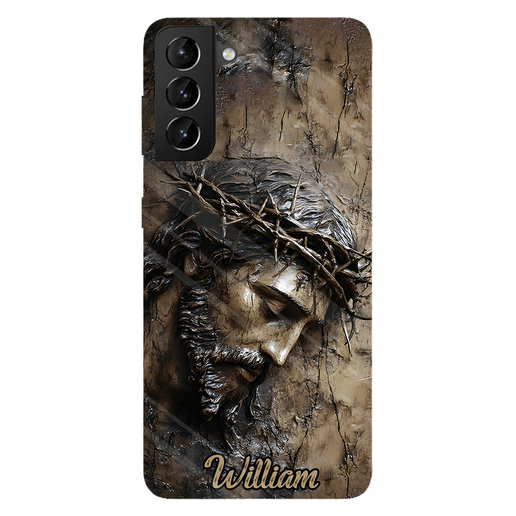 Foi, Espérance, Amour - Coque de téléphone personnalisée avec imprimé chrétien intégral