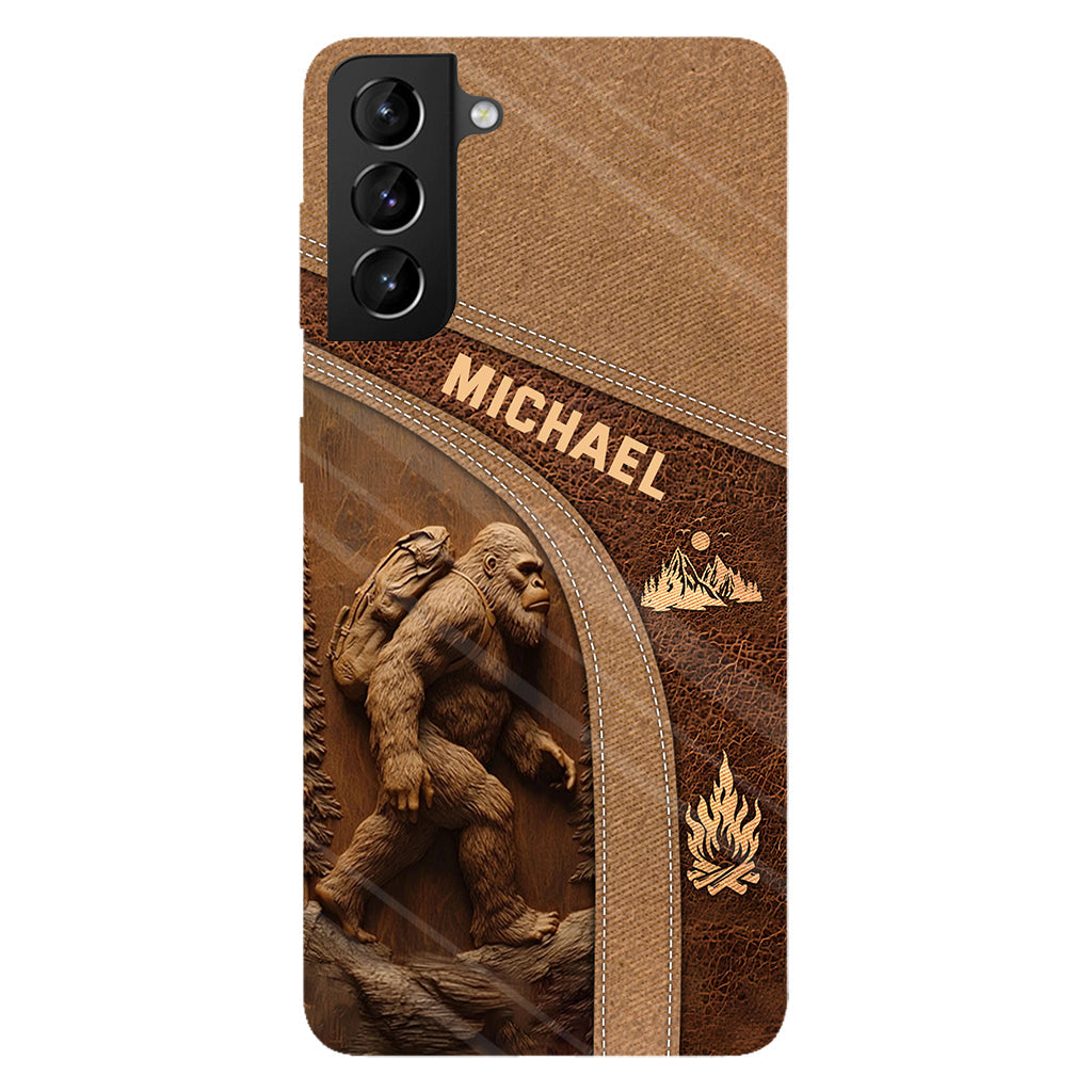 Sasquatch - Coque de téléphone personnalisée avec impression intégrale pour la randonnée