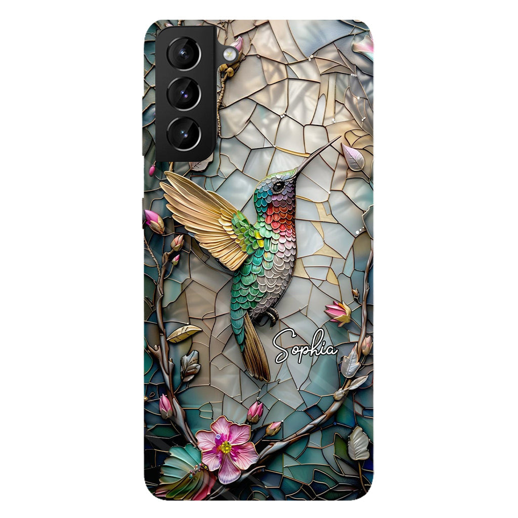 Artistic Hummingbird - Personalized Gardening Full Print Phone Case