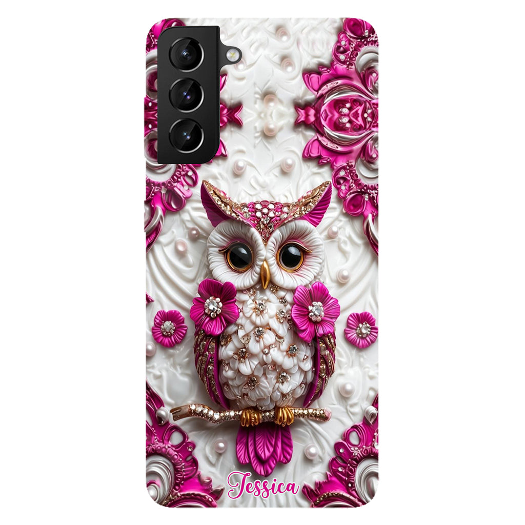 Magic Owl - Personalized Owl Full Print Phone Case