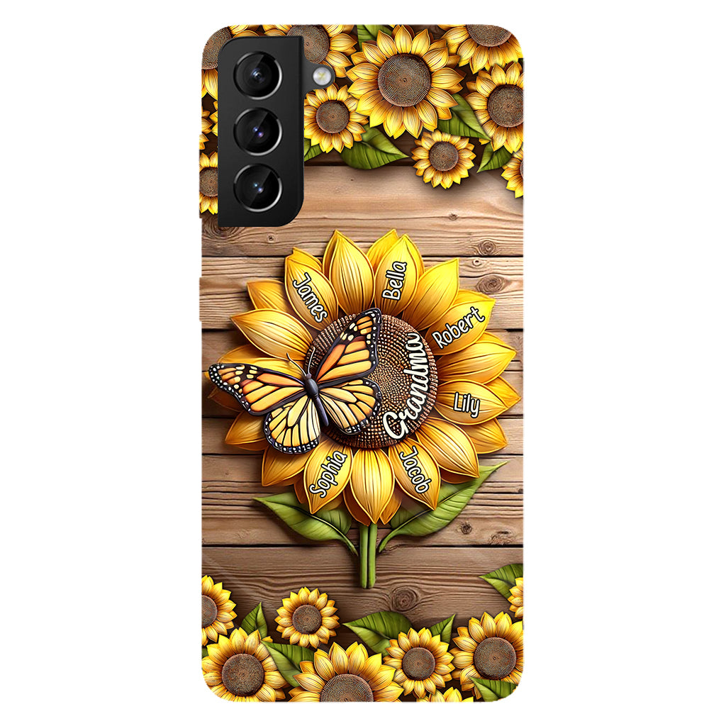 Tu es mon rayon de soleil, mamie maman - Coque de téléphone personnalisée avec impression intégrale « Mamie »