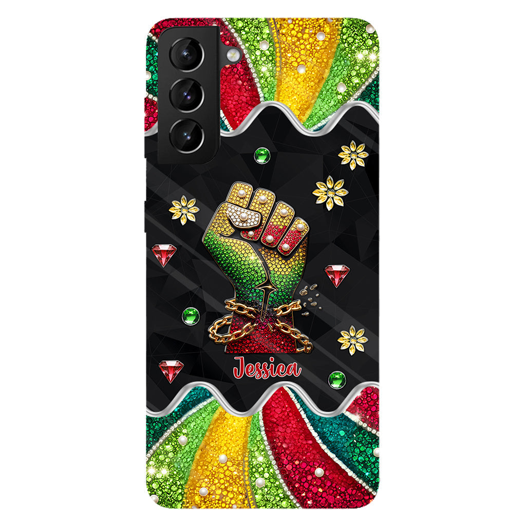 Ils ne nous aiment pas - Coque de téléphone et support de téléphone personnalisés Juneteenth avec impression intégrale