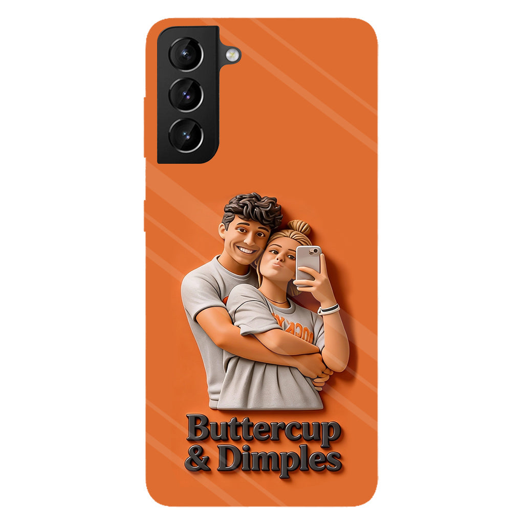 Coque de téléphone personnalisée avec photo pour couple - Cadeau idéal pour la Saint-Valentin