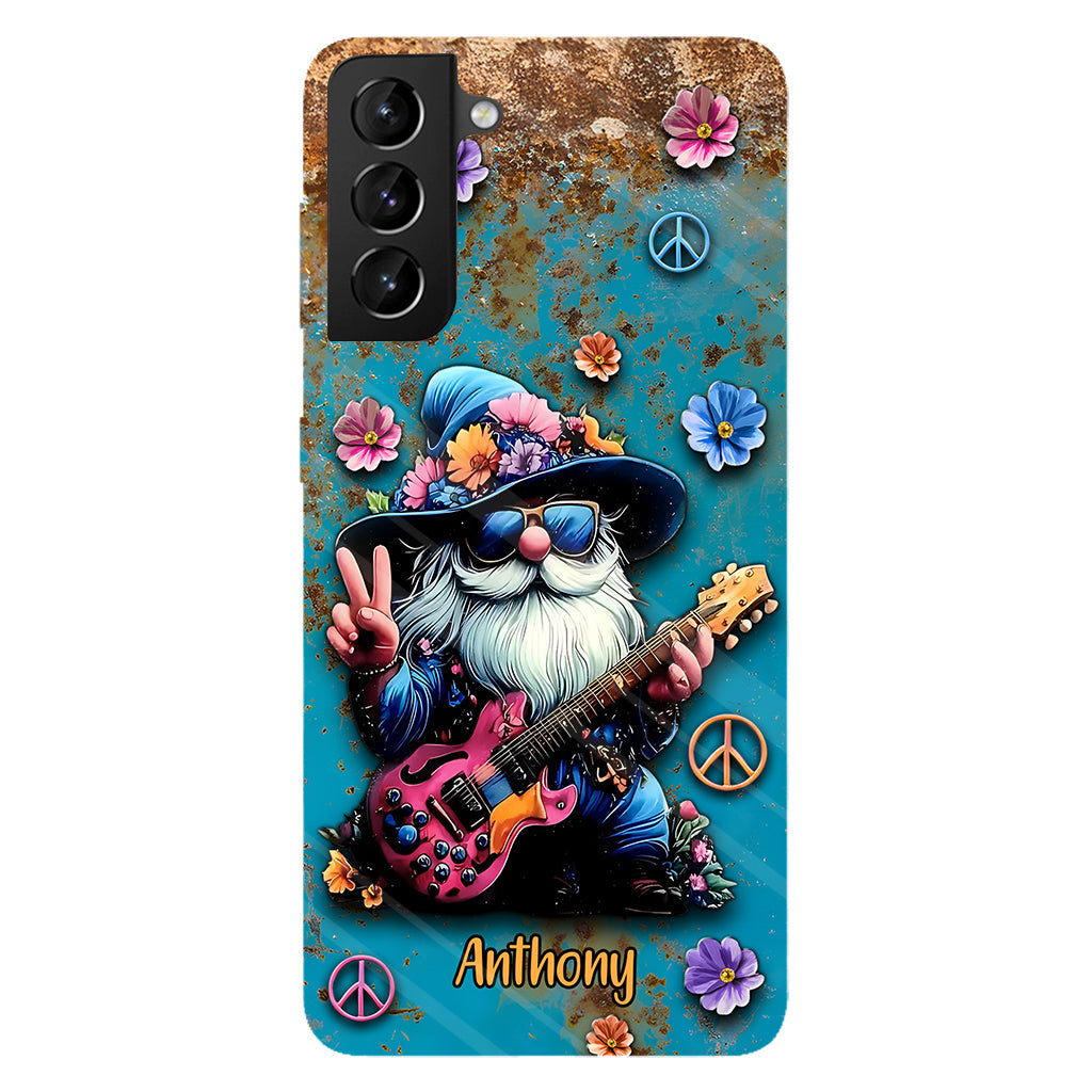 Coque de téléphone personnalisée Hippie Gnome - Motif hippie intégral