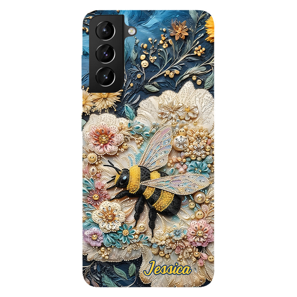 Soyez gentils - Coque de téléphone personnalisée avec motif abeille