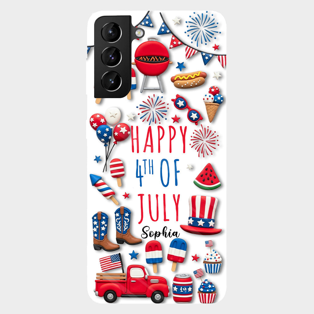 Happy 4th Of July - Personalized Independence Day/ 4th of July Full Print Phone Case