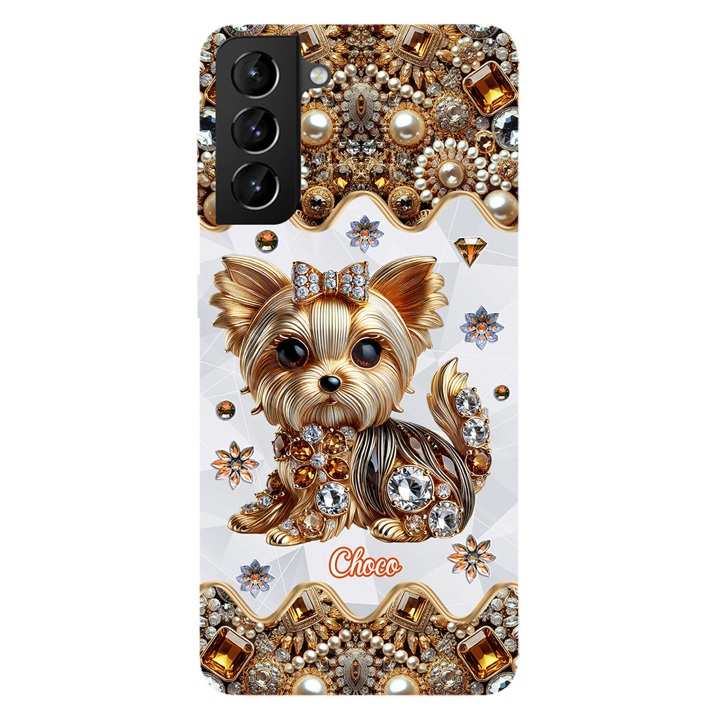 Love Yorkshire Terrier - Personalized Dog Full Print Phone Case