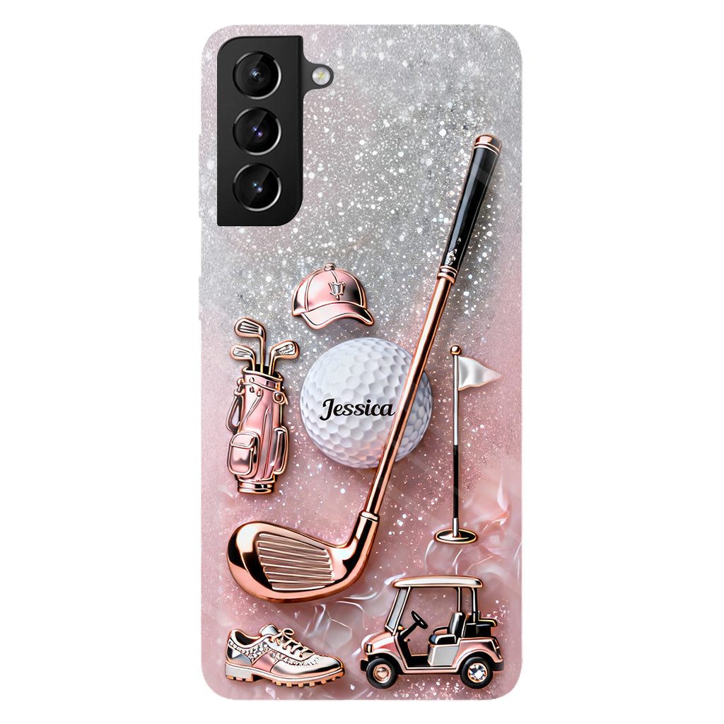 Passionné de golf ? Coque de téléphone personnalisée avec imprimé golf intégral