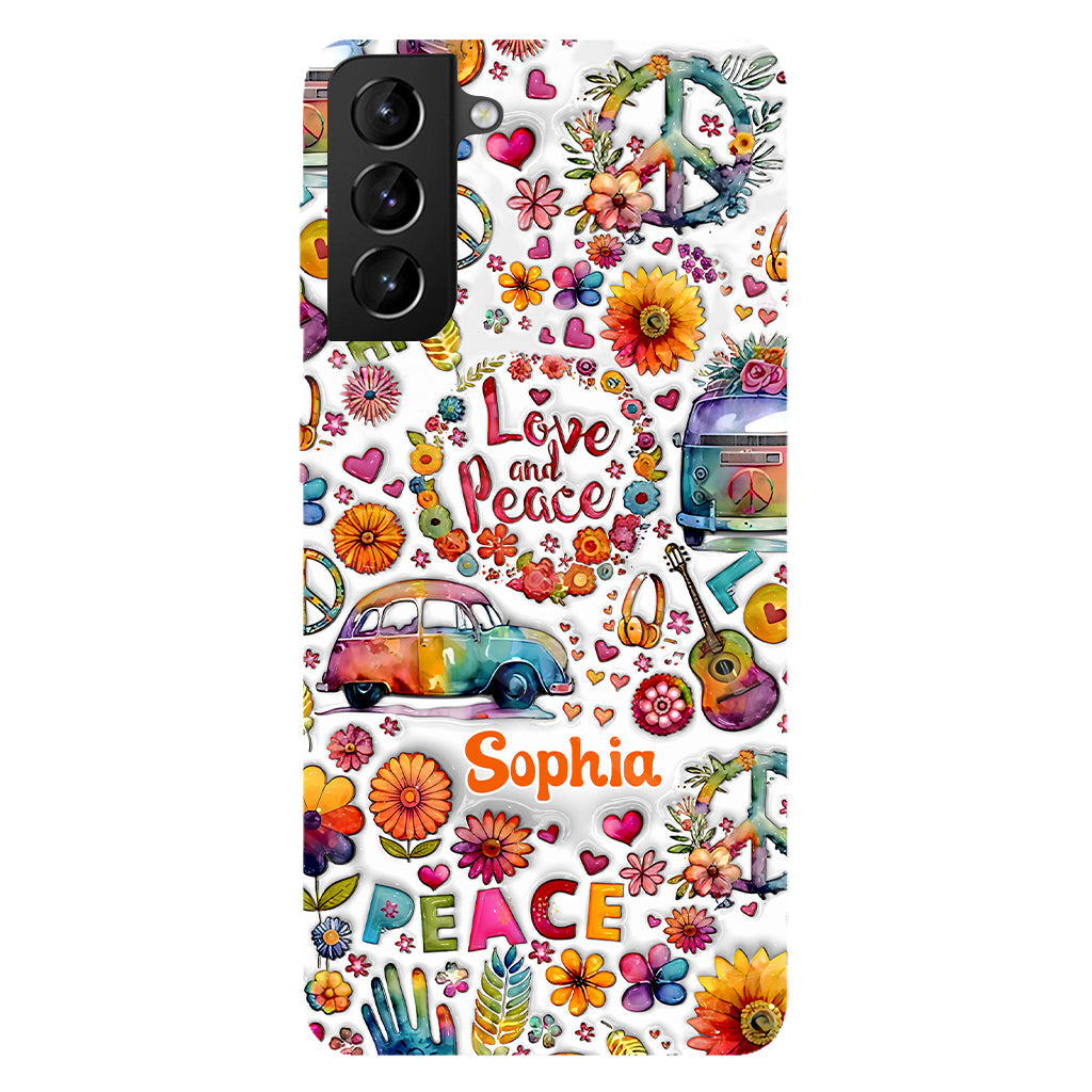 Coque de téléphone personnalisée Hippie Soul - Motif hippie intégral